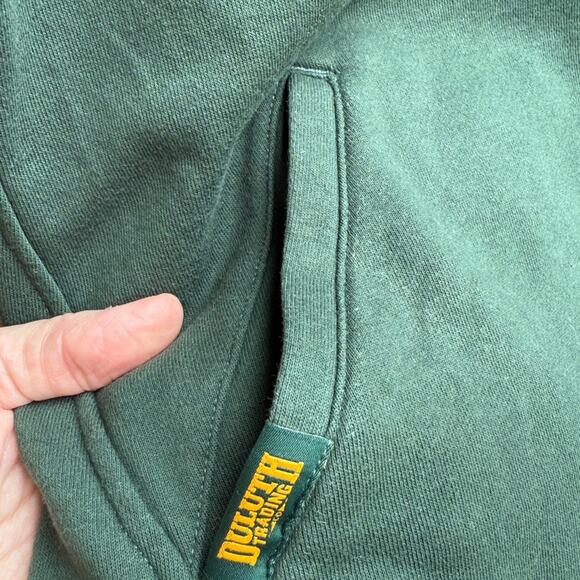 Duluth Trading Limited Edition Packers Green and Yellow Crewneck Sweatshirt Med - Picture 7 of 9